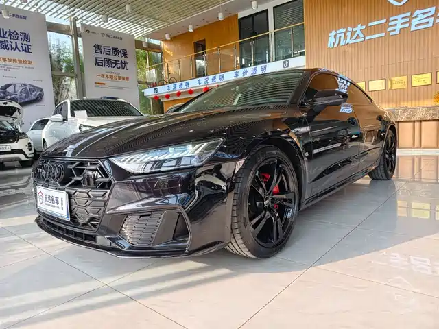 Audi Audi A7l Audi A7l 2024 45tfsi Quattro S-Line Long-Range Obsidian Suit — фото