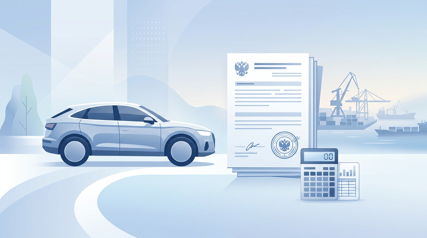 Растаможка авто из-за рубежа в 2026: пошлина, утильсбор, НДС и акциз, таможенный сбор — что платит физлицо